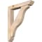 Ekena Millwork Funston Slat Smooth Bracket w/ Offset Brace, Douglas Fir, 5 1/2"W x 30"D x 36"H BKT0604X30X36FST06SDF - alternate 1